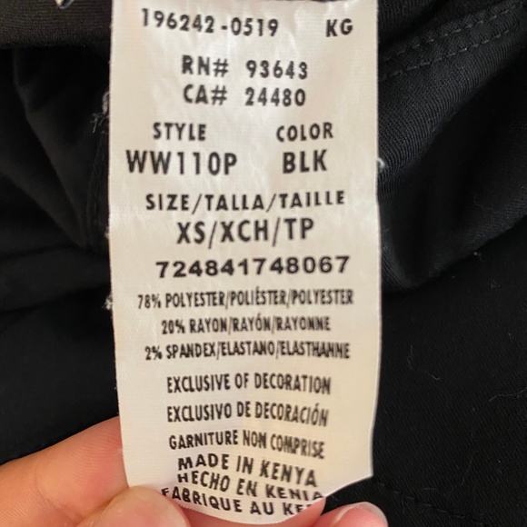 CHEROKEE black scrub bottoms - Picture 4 of 4